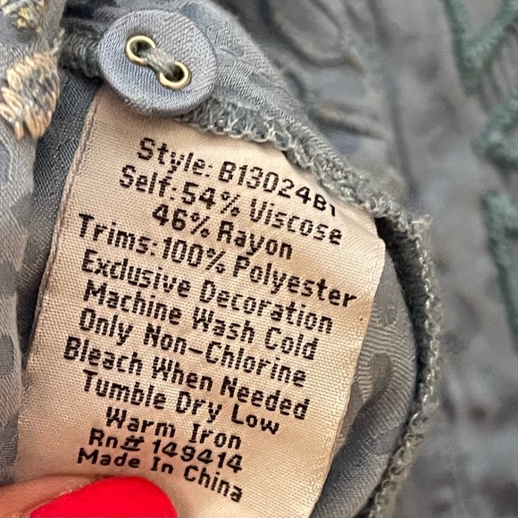 Johnny Was Oanna Blouse Small - Picture 9 of 9